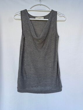 LOFT Gray Knit Top
